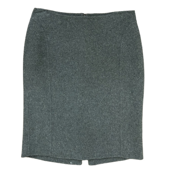Talbots Petites Wool Blend Gray Skirt Women's Size 2P - Picture 8 of 8
